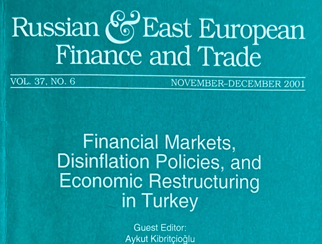  Russian &East European  Finance and Trade 